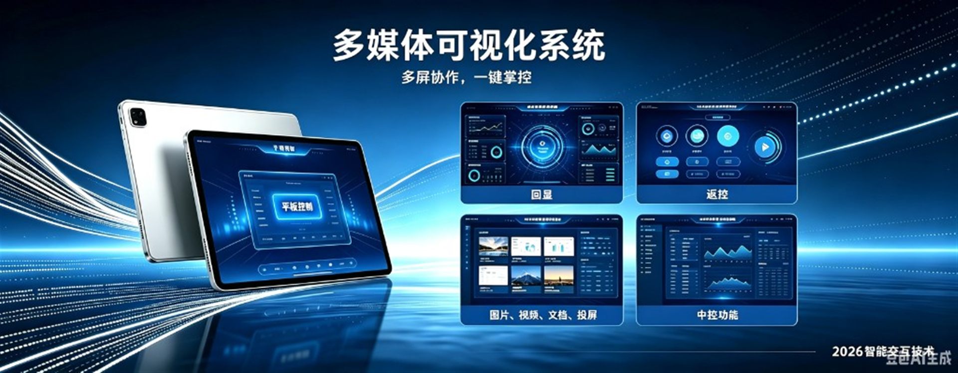 多媒体可视化系统 — 多屏协作，一键掌控